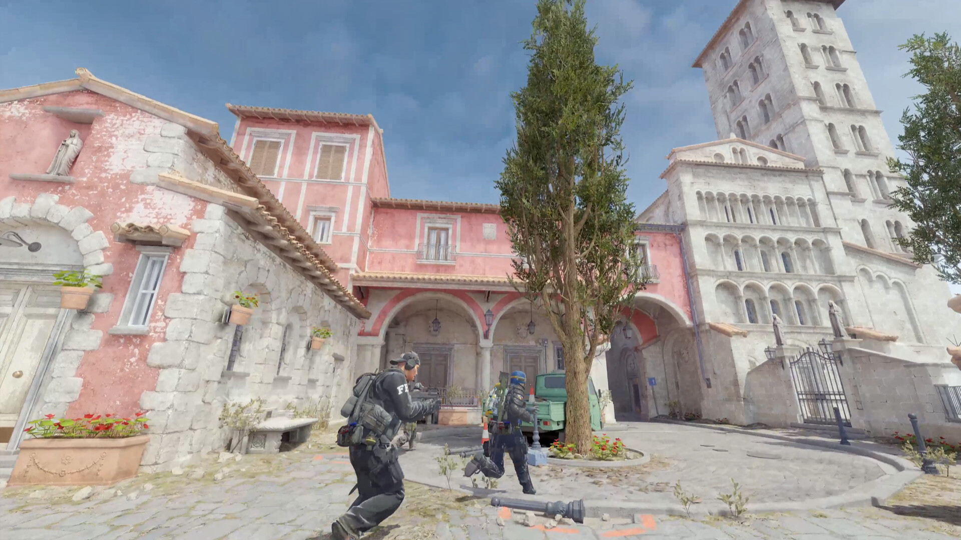 Update zu Counter-Strike 2: Soldaten greifen einen Stadtplatz im Valve-FPS-Spiel Counter-Strike 2 an