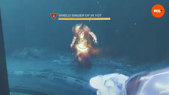 Picture of A Shield Singer Wizard in Crota's End in Destiny 2