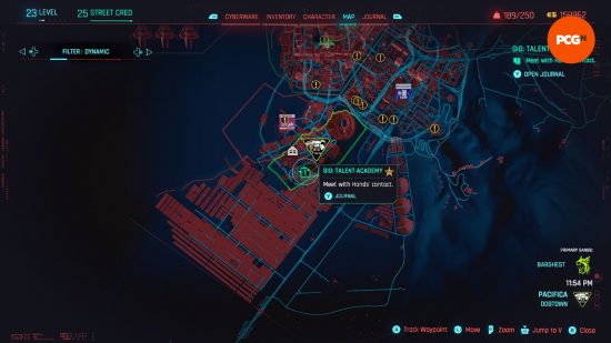 Cyberpunk 2077 Phantom Liberty best side gig: an in game map