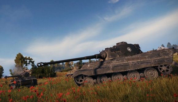 Best free PC games: World of Tanks a tank stands in a field