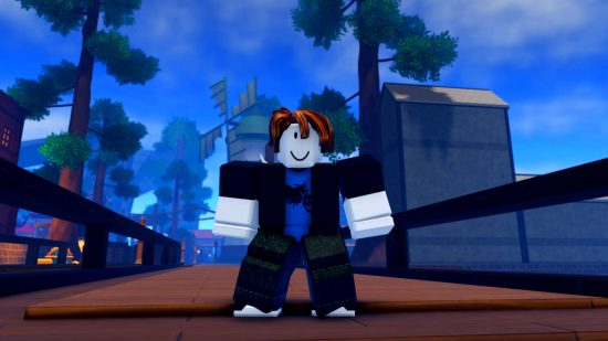 Haze Piece codes - the standard Roblox kid is standing in the middle of Haze Piece town.