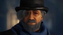 Lies of P patch notes 1.2 - Geppetto, a man with grey beard and bowler hat.