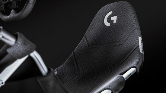 An image of the Playseat Challenge X Logitech G Edition racing sim chair.