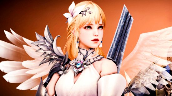 Lost Ark September update patch notes - a woman with blonde hair and angelic wings.