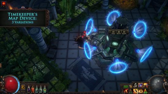 Path of Exile Mystery Box - Timekeeper's Map Device cosmetic.