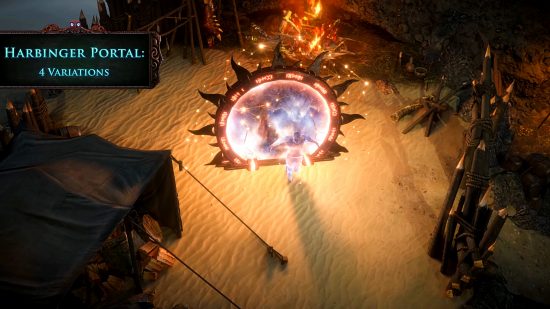 Path of Exile Mystery Box - the new Harbinger Portal effect.