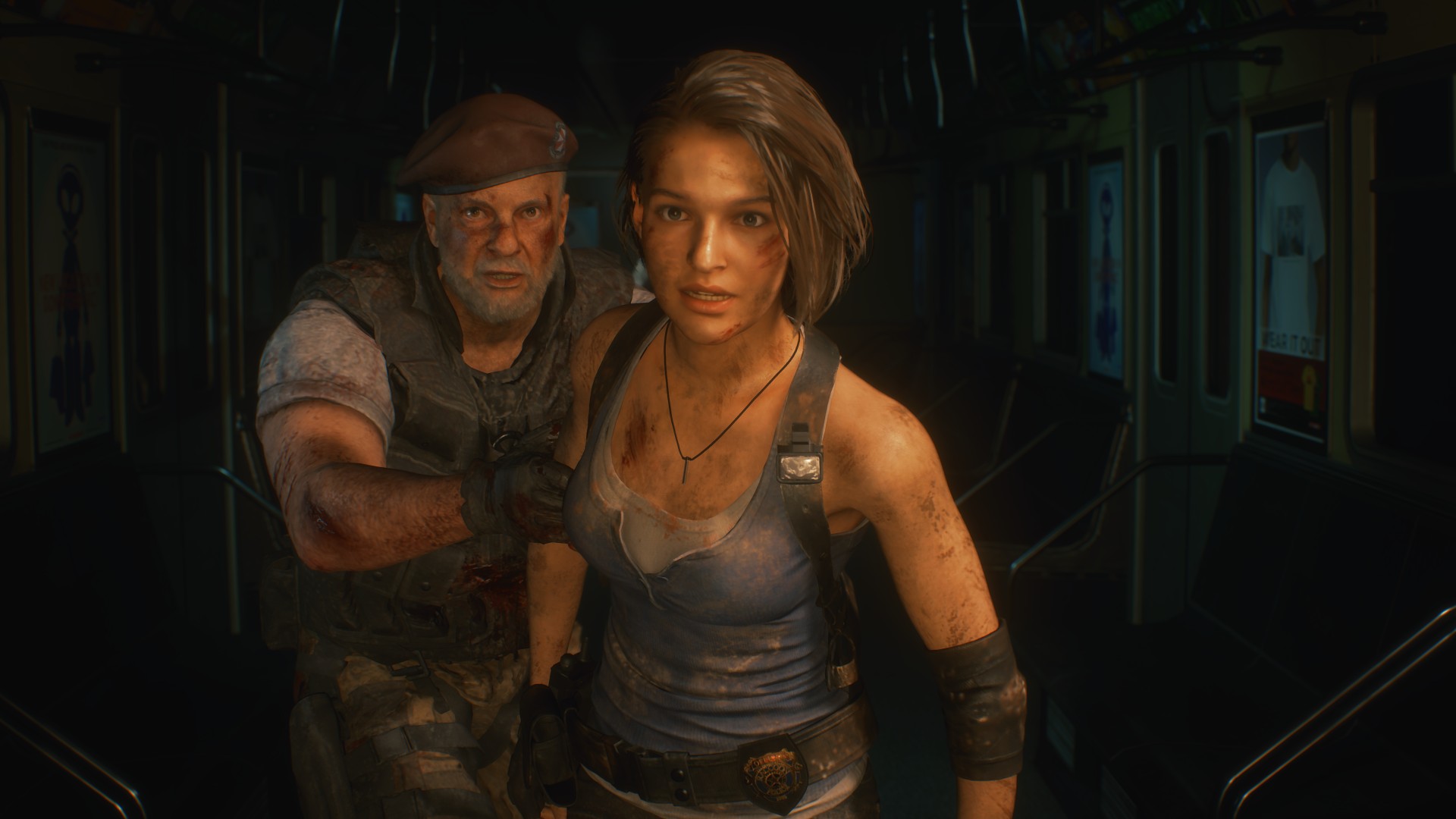 Resident Evil 3 Remake is good: Jill Valentine and Mikhail Victor in Capcom survival horror game Resident Evil 3 Remake