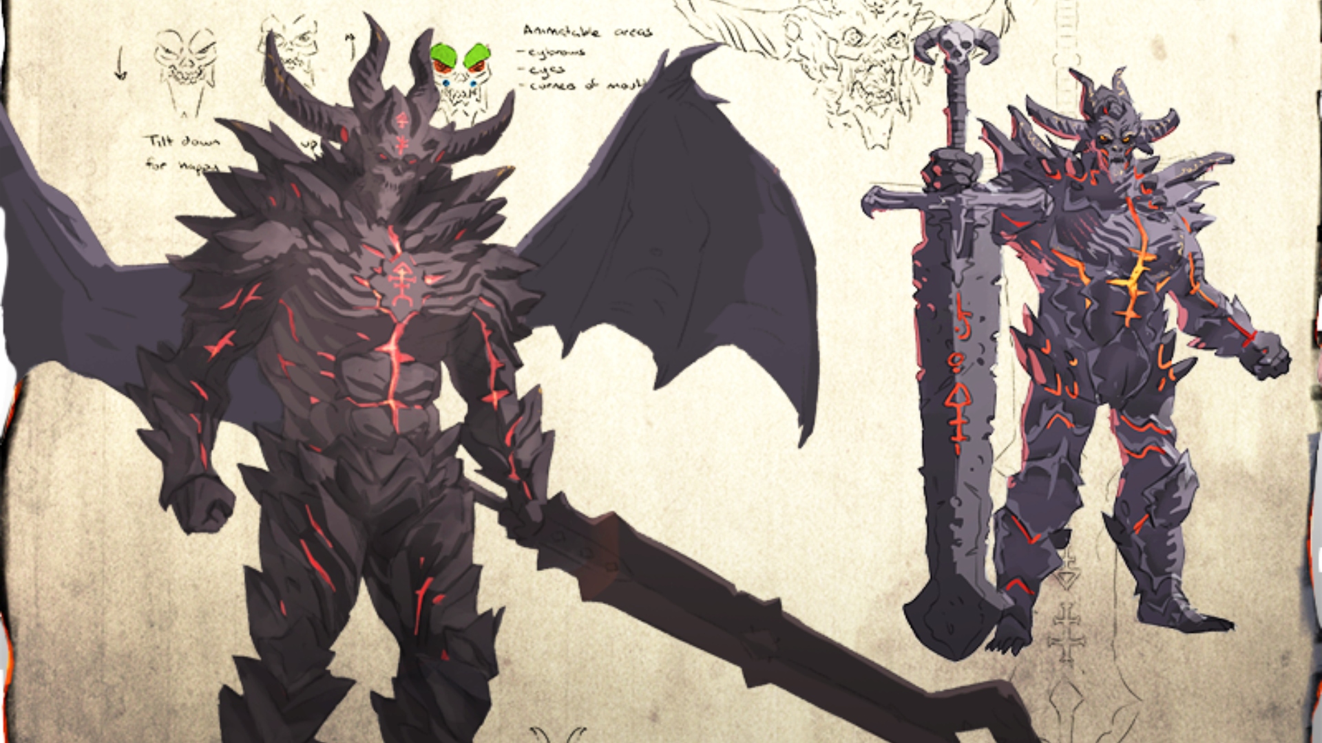Solium Infernum Astaroth: A huge Hellish creature forged of rock, Astaroth in strategy game Solium Infernum