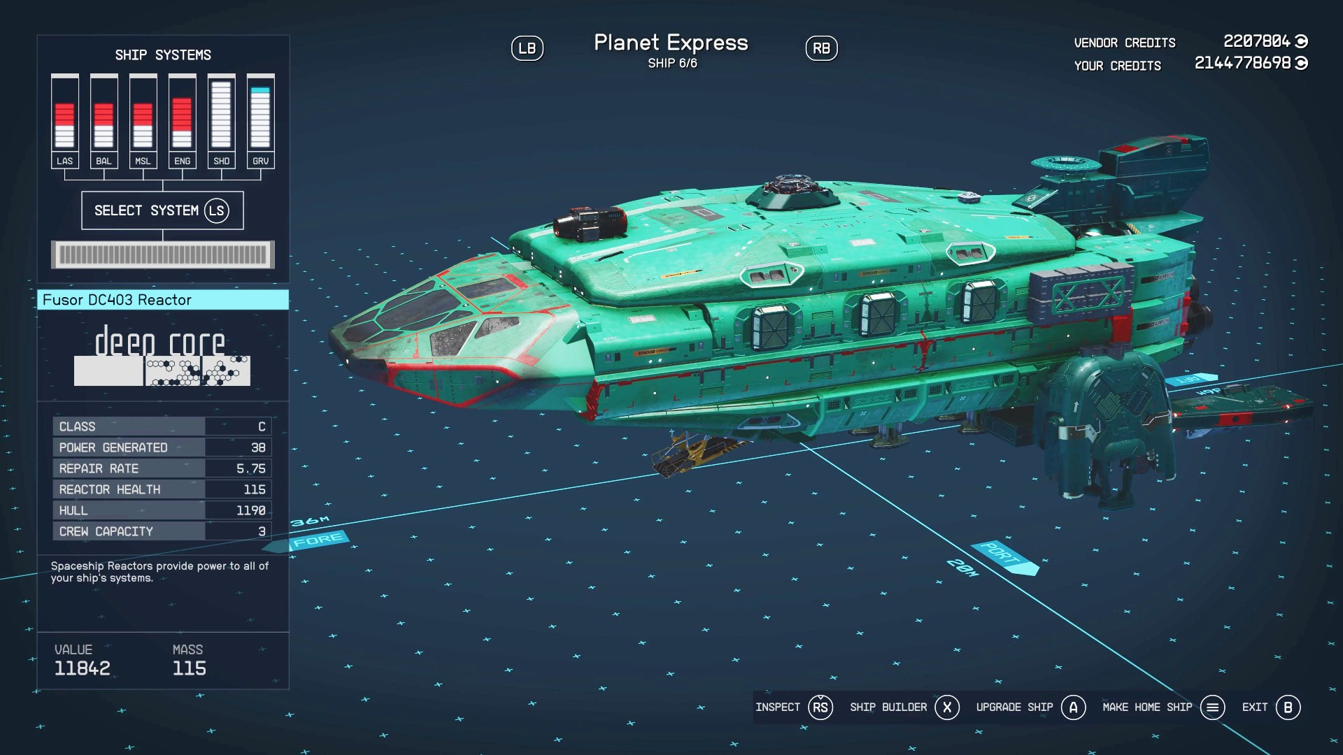 Starfield ships Futrama: The Planet Express from Futurama remade in Bethesda RPG game Starfield