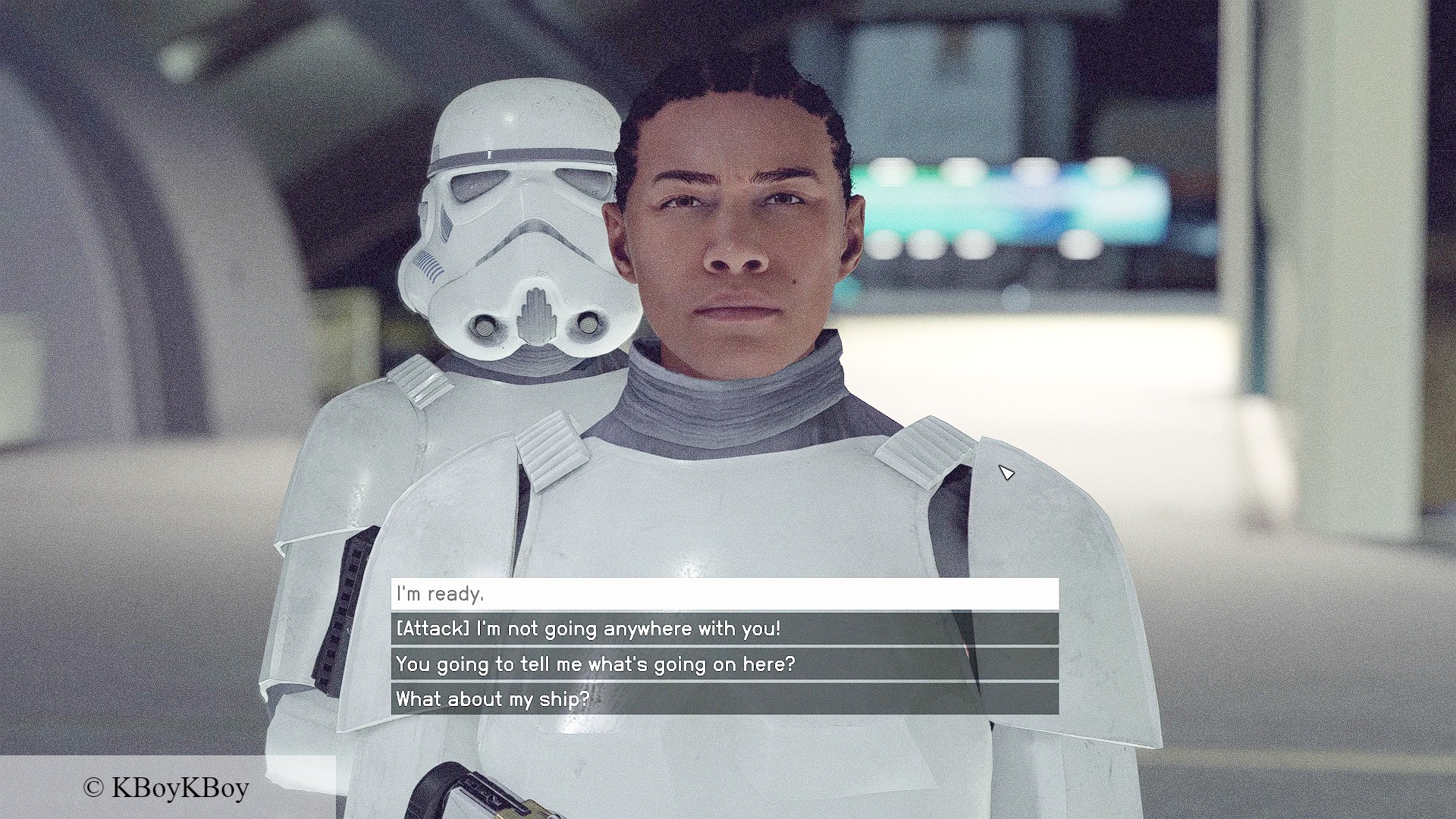 Starfield Star Wars: Two Stormtroopers in a Starfield mod for Bethesda's RPG game