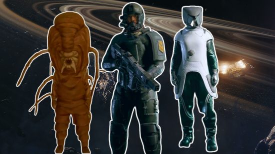 Starfield unique armor includes the tardigrade, mantis, and gran-gran's space suits