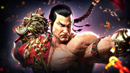 Feng Wei is a returning character in the Tekken 8 roster, only he now has an ornate golden dragon on his shoulder.