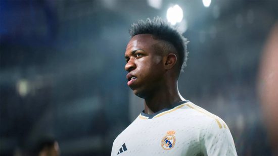 An image of Vinicius Jr as seen in EA Sports FC 24