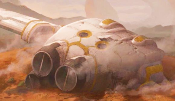 Wastelander Steam: A crashed spaceship in roguelike strategy game Wastelander