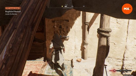 An Assassin's Creed Mirage notoriety level increase sees Wanted posters appearing around the city