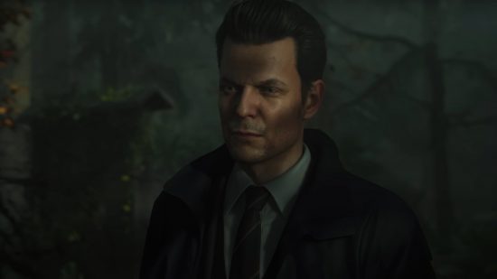 Alex Casey as portrayed by Sam Lake and voiced by James McCaffrey in the Alan Wake 2 cast of voice actors.