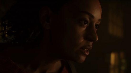 Saga Anderson as voiced by Melanie Liburd in the Alan Wake 2 cast of voice actors.