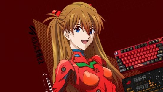 An image of Asuka Langely from the anime, Neon Genesis Evangelion.