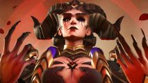 Battlenet down - Moira from Overwatch 2 dressed as Lilith from Diablo 4.