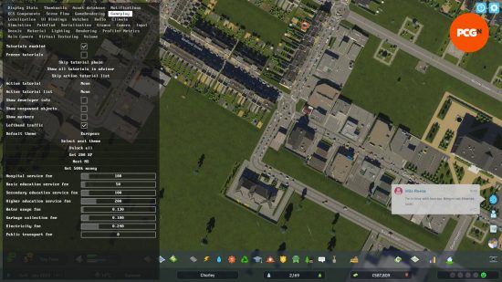 The developer mode that enables modders and other curious folk to tinker with Cities Skylines 2 cheats.