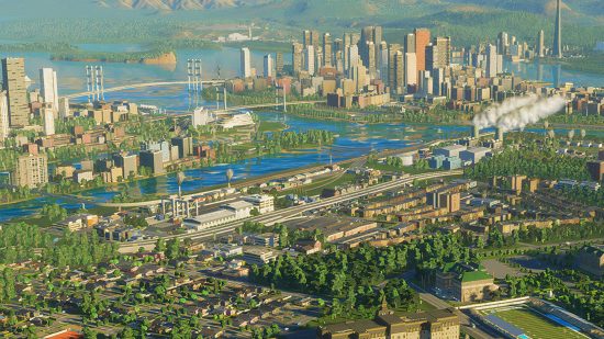 Cities Skylines 2 Steam sale: A huge metropolis in city building game Cities Skylines 2