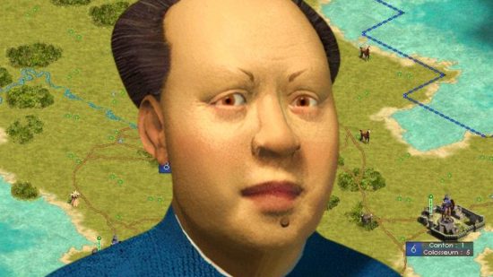 Civilization 3 sale: Mao Zedong as he appears in Firaxis strategy game Civilization 3