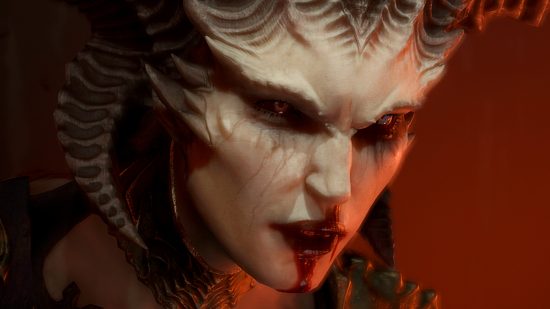 Diablo 4 update 1.2.1 patch notes - Lilith, looking drained after a fight.