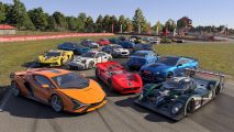 A collection of Forza Motorsport cars.