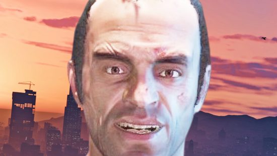 GTA 6 map size: A balding man, Tevor Philips from Rockstar sandbox game Grand Theft Auto 5