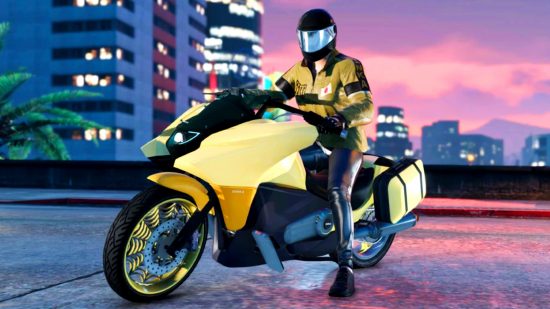 GTA Online – The Dinka Vindicator, ein Motorrad.
