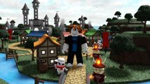 A Roblox man is towering over a small hamlet, setting up the defenses with wizards and chefs look for the Tower Heroes codes.