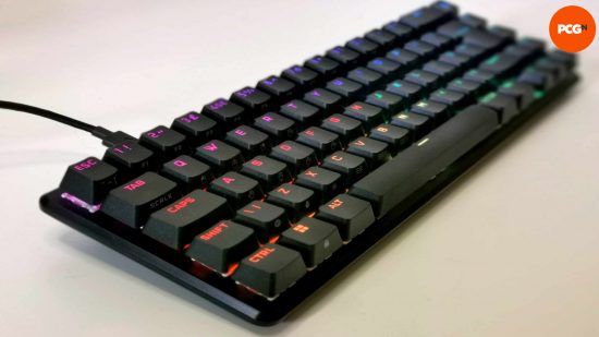 Image of the Corsair K65 Pro Mini keyboard.