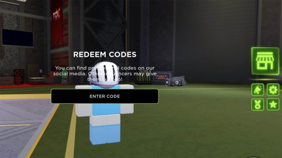 A Roblox character using Tower Defense X codes.
