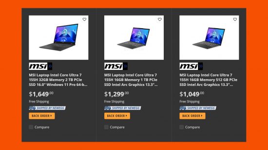 Intel Meteor Lake laptops MSI 02