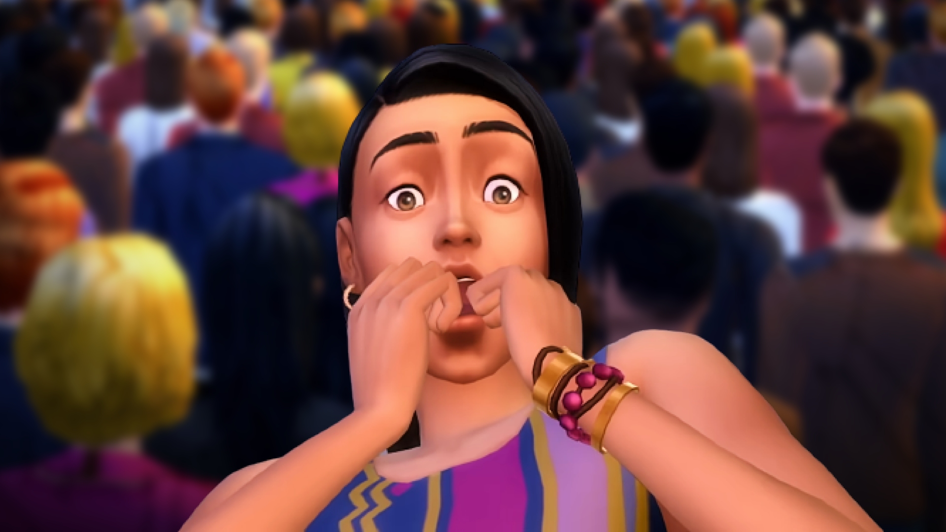 De nieuwe Sims 4-uitbreiding heeft 48 mensen op één stuk grond, en het is een puinhoop