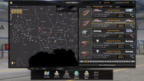 A screenshot showing no state restrictions in ATS