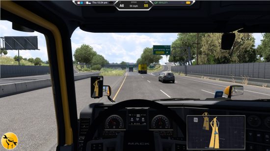 The Yara is one of the best ATS mods and it features a redesigned UI.