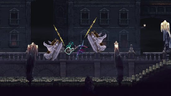 coffin angels attacking the player in blasphemous 2