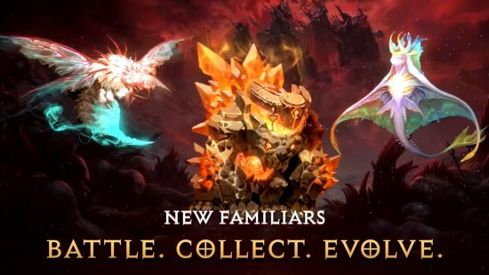 Familiares de Diablo Immortal Splintered Souls: tres compañeros de batalla presentados con la nueva expansión en diciembre de 2023.