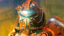 Fallout 4 next-gen update: A person in power armor from Bethesda RPG game Fallout 4