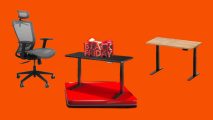 Flexispot Black Friday deals image showing desks and chairs alongside a Black Friday logo.