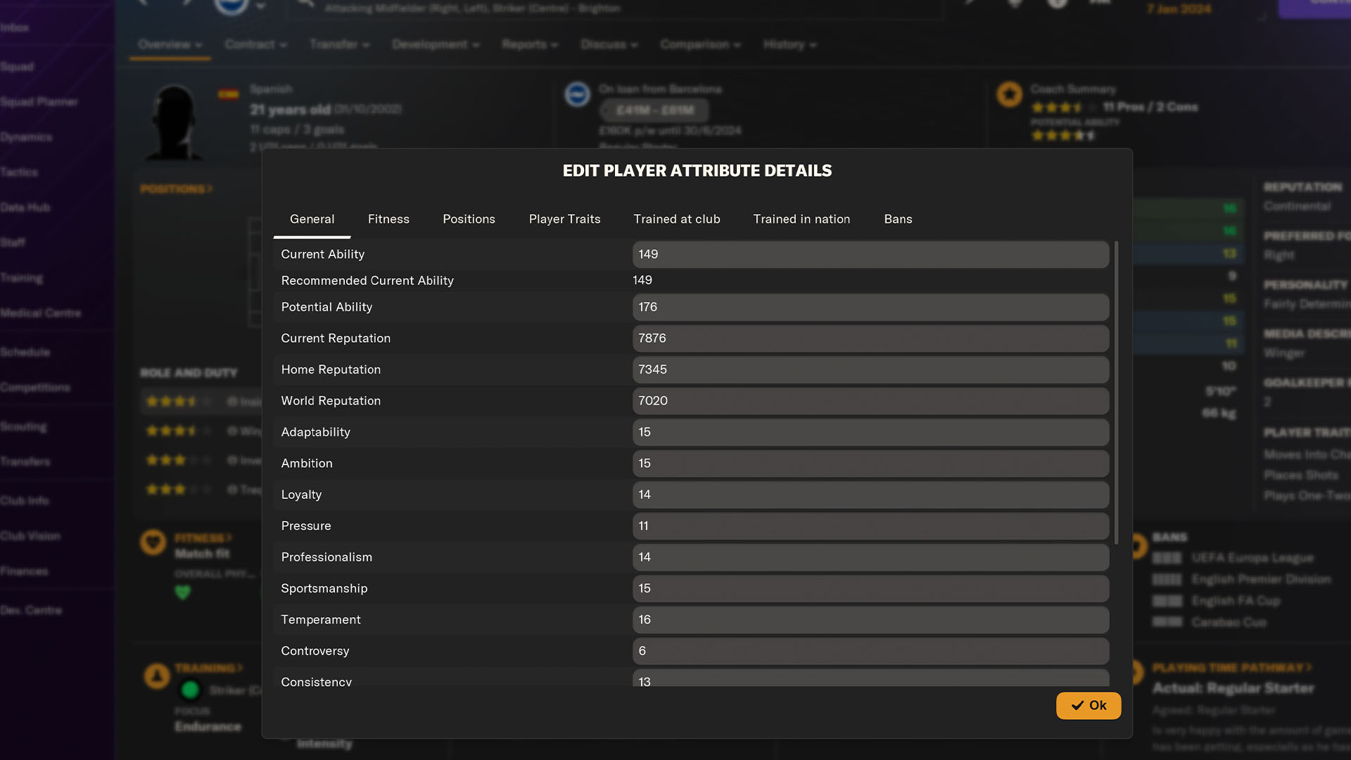 Football Manager 2024 In-game Editor on Steam