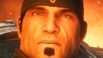 Gears of War 6 Cliff Bleszinski: A soldier in a bandana, Marcus Fenix from Epic co-op game Gears of War