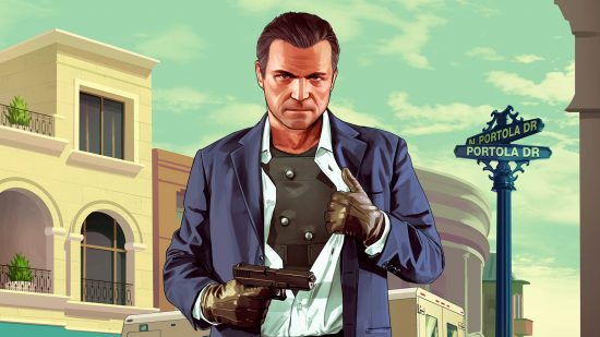GTA 6 cheats: A character from GTA reveals a bulletproof vest keeping him from harm.