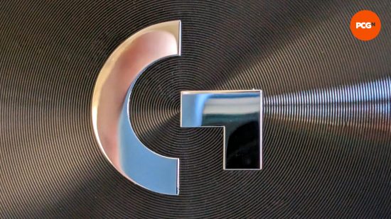 The Logitech G logo as seen on the Pro X 2 Ligthspeed wireless gaming headset