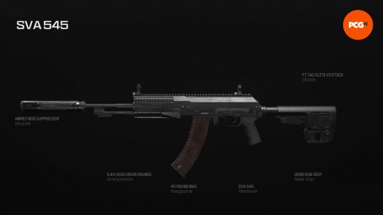 Best MW3 loadouts: an assault rifle with added attachments.