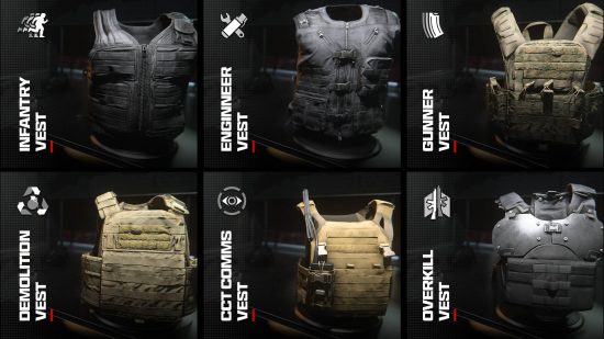 MW3 vests - six vests you can equip as gear in Modern Warfare 3