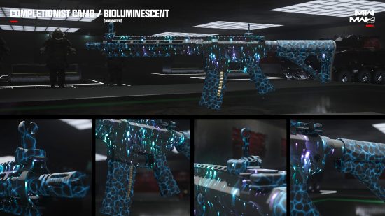 Six different views of the MWZ Bioluminescent camo.