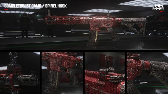 Six different views of the MWZ Spinel Husk camo.