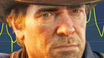 Red Dead Redemption 2 Steam sales: A man in a cowboy hat, Arthur Morgan from Rockstar sandbox game Red Dead Redemption 2